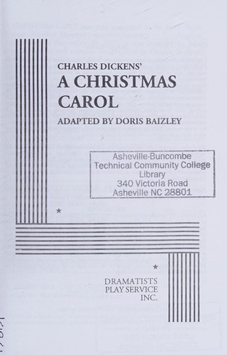 A Christmas Carol by Charles Dickens